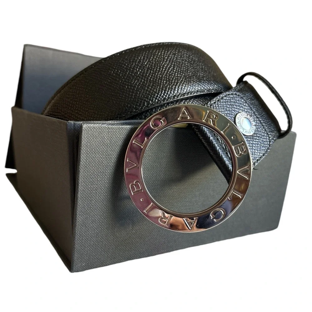 Bulgari leather belt